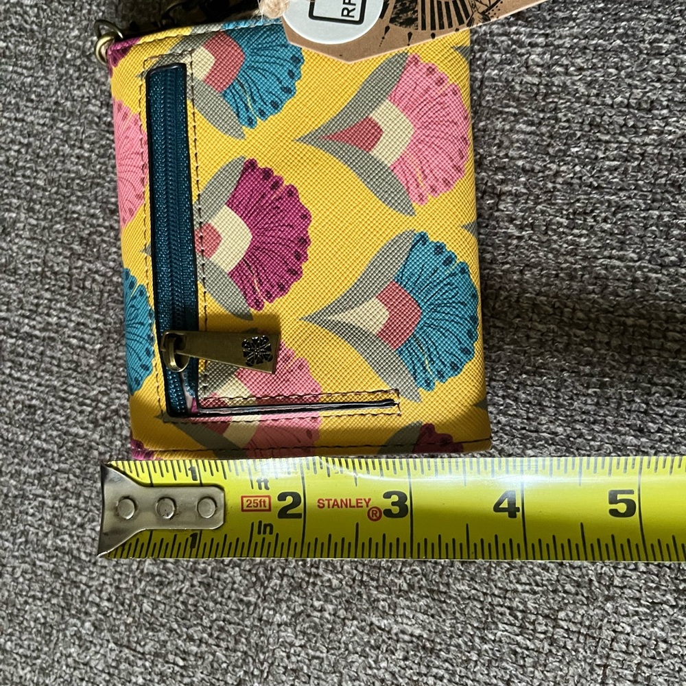 Catchfly Studios Vibrant Yellow Pattern Wallet Wi… - image 4